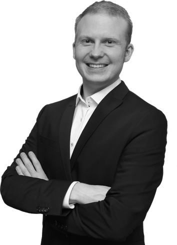 Markus Root, Geschäftsführer der firecoder GmbH, Porträt in Schwarz-Weiß